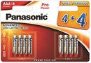 AAA / LR03 Panasonic Pro Power batteri (8stk)